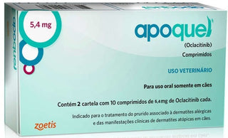 Apoquel Cães 5,4 mg  x20 Comprimidos