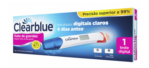 Clearblue Teste Digital 6 Dias Antes x 1 A TUA FARMACIA