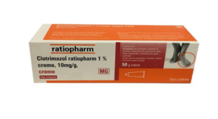 Clotrimazol Ratiopharm 1% MG, 10 mg/g Creme Bisnaga 50g