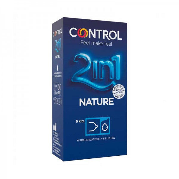 Control Nature Preservativo 2 in1 x 6 Unidades
