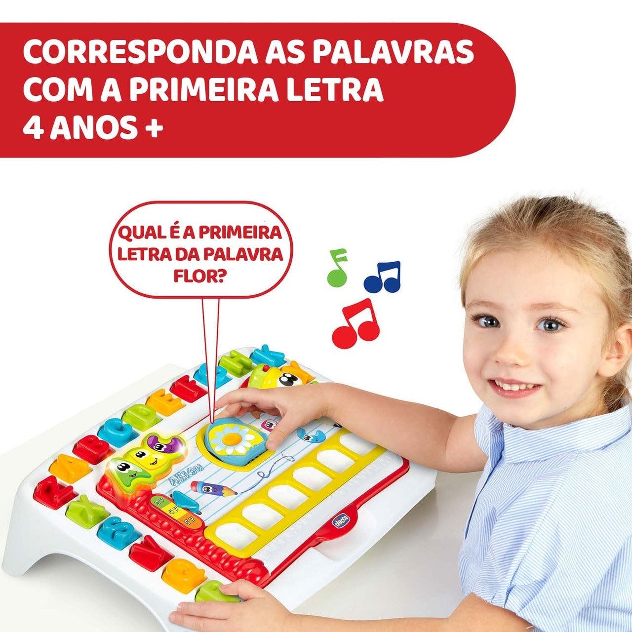 Chicco Edu4you - Mesa escolar Aprende a ler