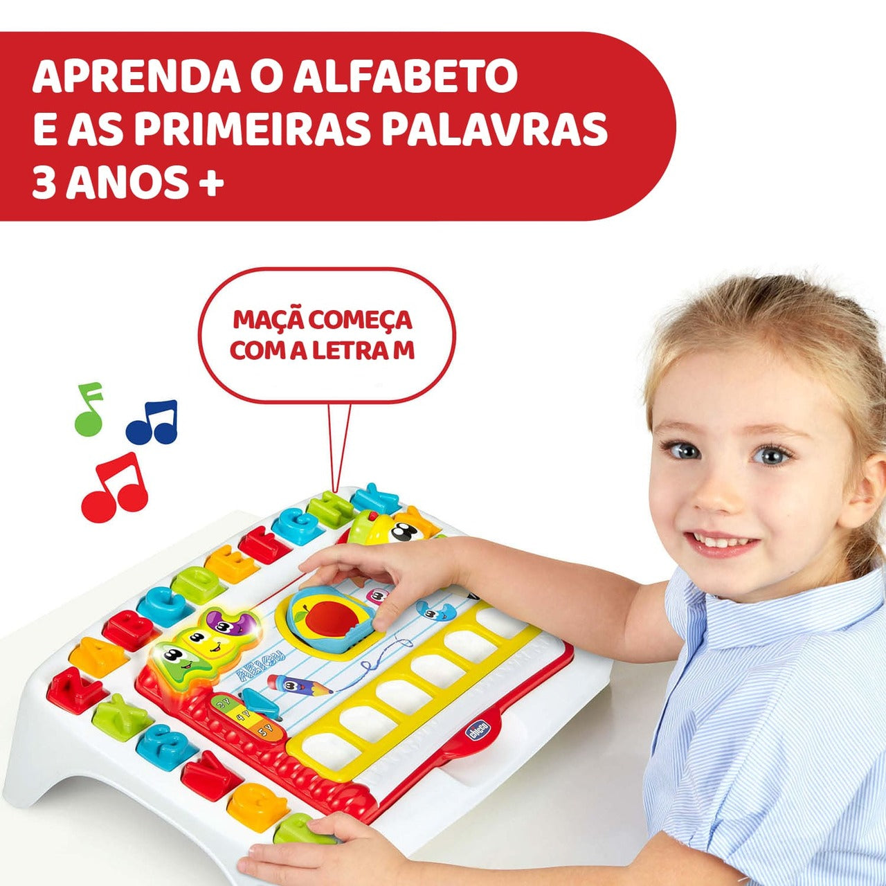 Chicco Edu4you - Mesa escolar Aprende a ler