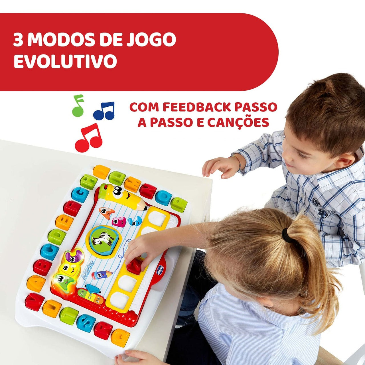 Chicco Edu4you - Mesa escolar Aprende a ler