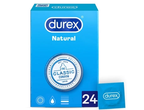 Durex Preservativos Natural Plus x 24 unidades