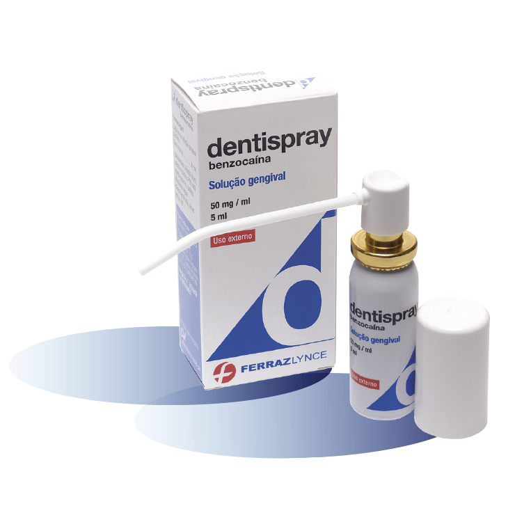 Dentispray Benzocaína 50mg/mL Solução Gengival