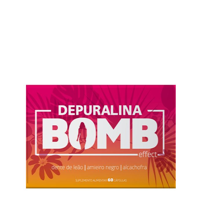 Depuralina Bomb Effect Cápsulas Perda De Peso 60 unidades