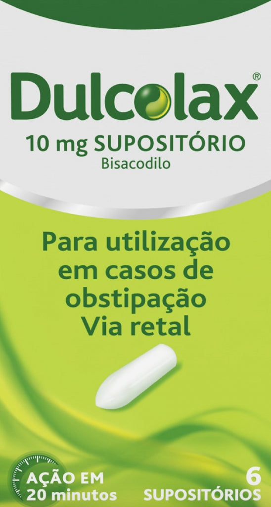 Dulcolax, 10 mg x 6 Supositórios 