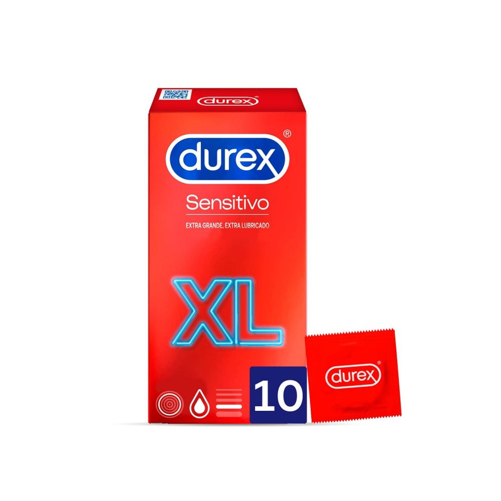 Durex Preservativo Sensitivo XL x 10 unidades