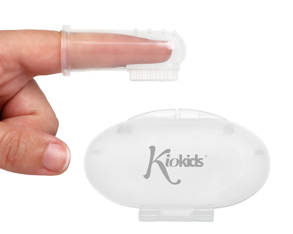 KioKids Escova de Dedo com Caixa