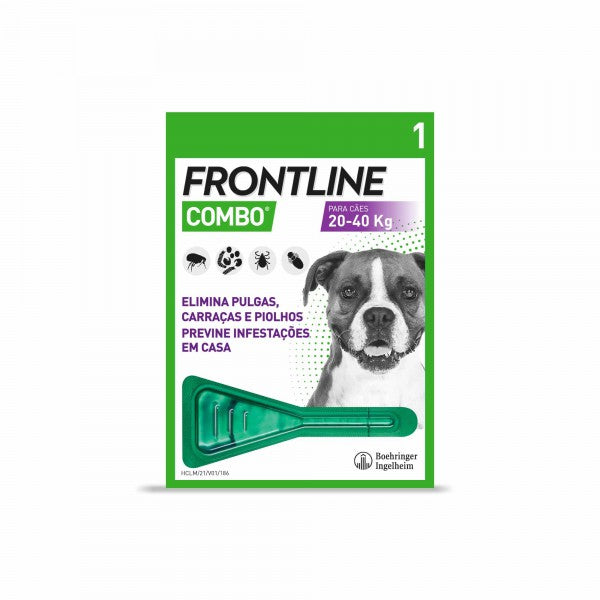 Frontline Combo Cão 20-40kg 2,68 mL x 1 Pipeta