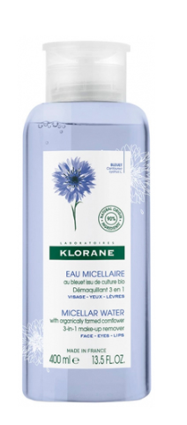 Klorane Flor de Ciano Água Micelar Desmaquilhante 400 mL