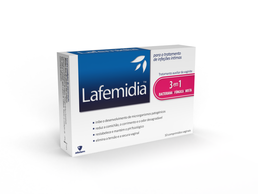 Lafemidia 3 em 1 10 comprimidos vaginais