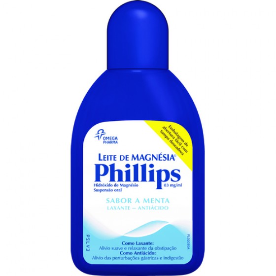Leite Magnesia Phillips, 83 mg/mL-200mL x 1 susp oral mL