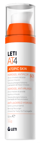 Leti AT4 Pele Atópica Hidrogel Anti-Prurido 50 mL