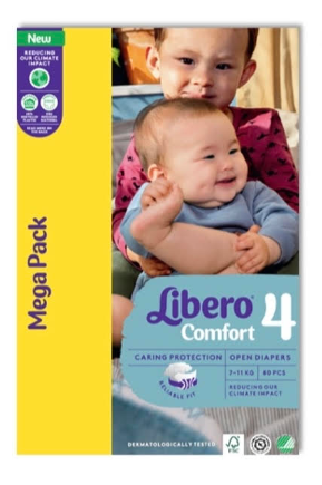 Libero Fralda Comfort T4 80 Fraldas - (0.21€/fralda)