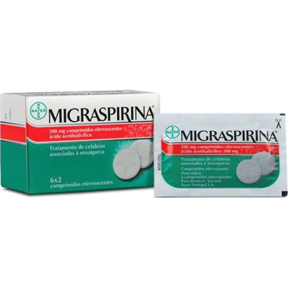 Migraspirina, 500 mg x 12 comp efervescentes