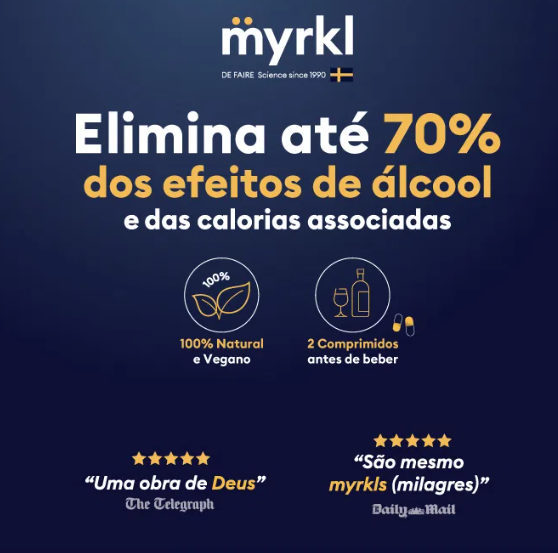 MYRKL - SUPLEMENTO PRÉ-CONSUMO DE ÁLCOOL - 30 cápsulas