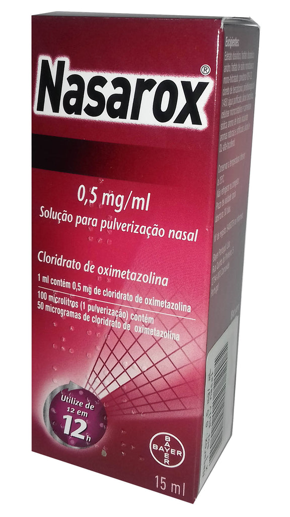 Nasarox, 0,5 mg/mL-15 mL x 1 sol pulv nasal