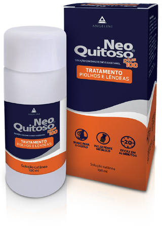 Neo Quitoso Plus Solução Cutânea Piolhos Lêndeas 100ml