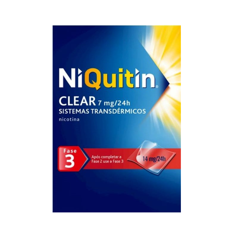 Niquitin Clear, 7 mg/24 h x 14 sistemas transdérmicos