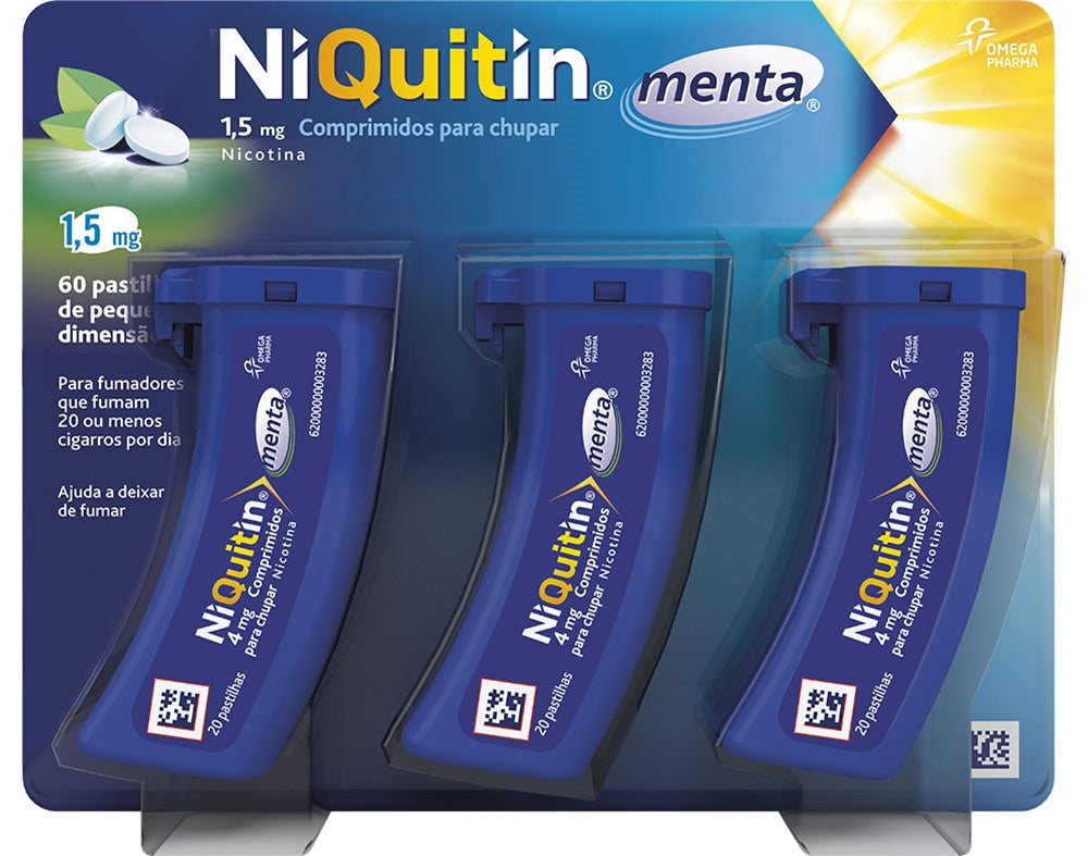 Niquitin Menta, 2 mg x 60 comp chupar