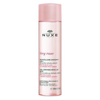 Nuxe Very Rose Água Micelar Desmaquilhante Calmante 3 Em 1 200 mL