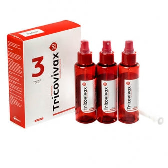 Tricovivax 50 mg/ml, Solução cutânea Pack 3x100 mL 