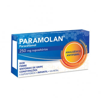 Paramolan 250 mg x5 Supositórios