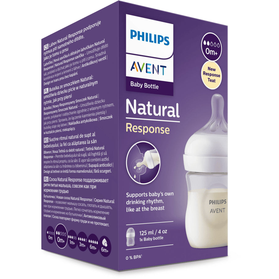 Philips Avent Biberão Natural Response +0 meses 125 mL Branco