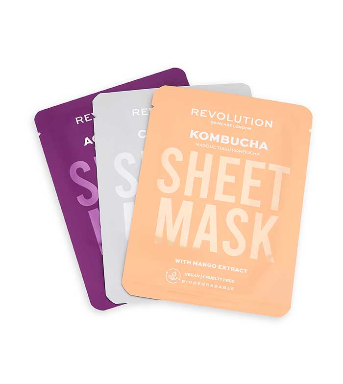Revolution Skincare Pack De 3 Máscaras Pele Mista