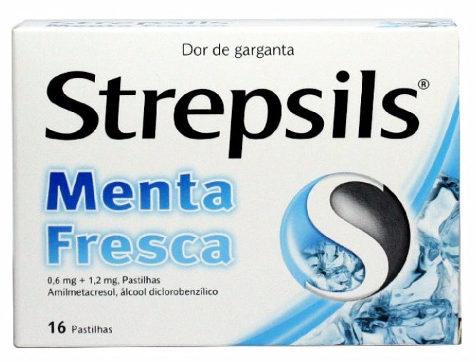Strepsils Menta Fresca 16 pastilhas