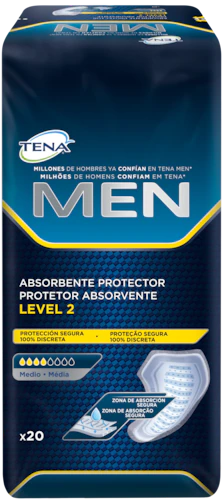 TENA Men Protetor Absorvente Nível 2 x 20