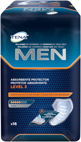 TENA Men Protetor Absorvente Nível 3 x 16