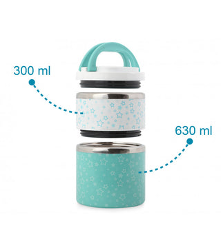 Kiokids Termos Aço 930 mL Azul