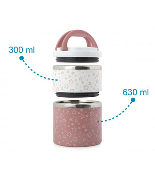 Kiokids Termos Aço 930 mL Rosa