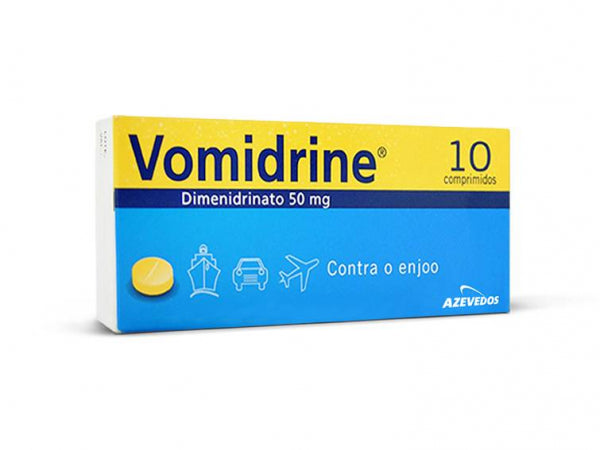 Vomidrine 50 mg 10 comprimidos
