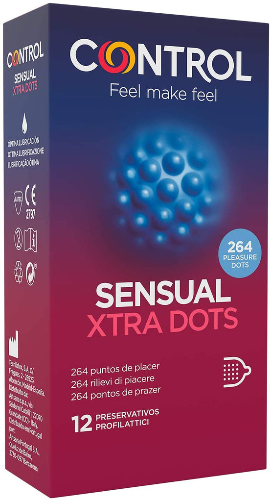 Control Preservativo Xtra Dots x 12 unidades